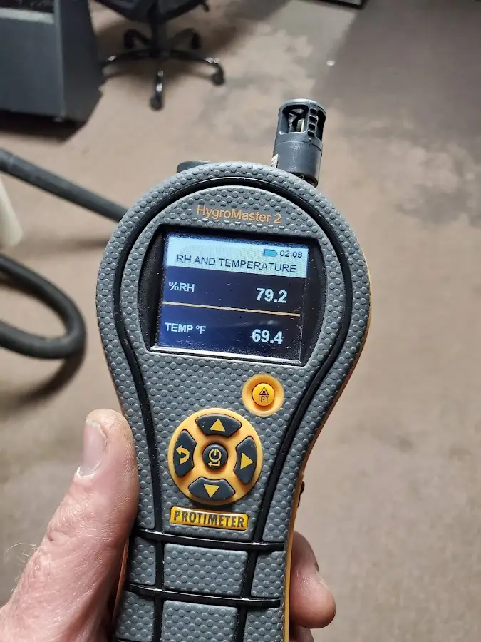Moisture meter humidity assessment for Mold Remediation & Removal in South Boston